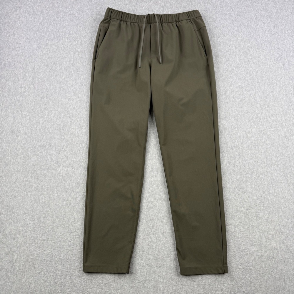 Lululemon Pants Mens Large Olive Green ABC Slim Fit Warpstreme Pull On Pant